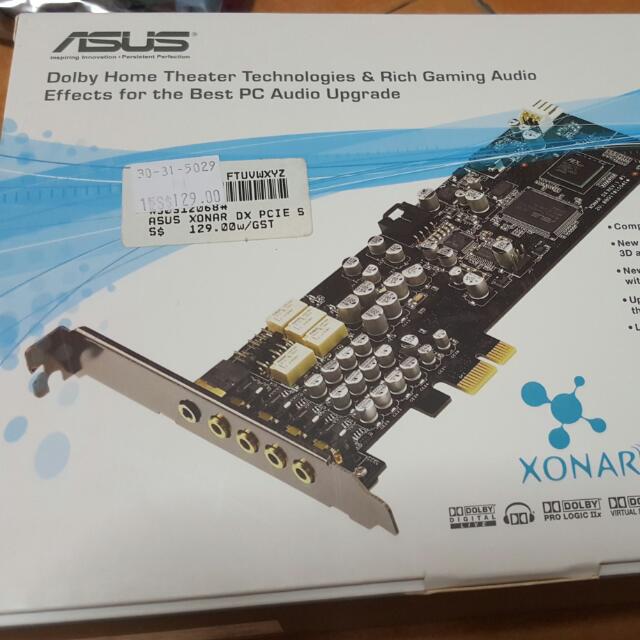 Asus Xonar DX Sound Card, Mobile Phones & Gadgets, Mobile & Gadget
