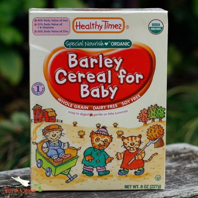 Bnib Healthy Times Barley Cereal For Baby Babies Kids Nursing Feeding Weaning Toddler Feeding On Carousell