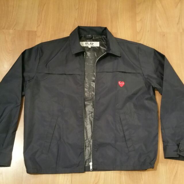 cdg play jacket