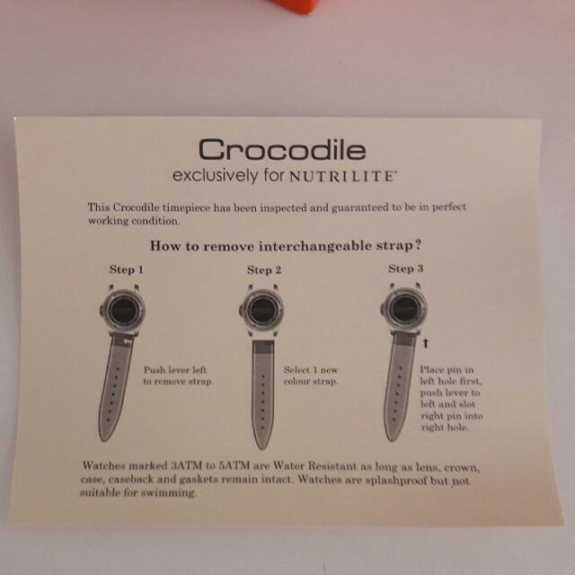 Amway crocodile watch store
