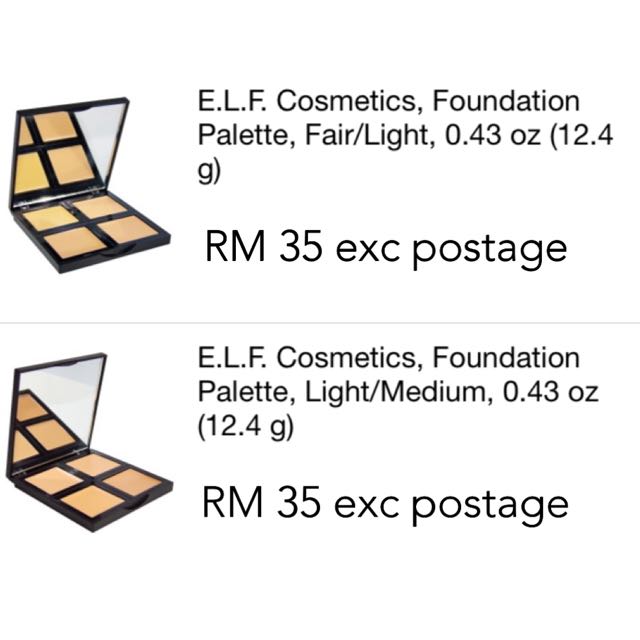 Elf Foundation Palette, Beauty & Personal Care, Face, Makeup on Carousell