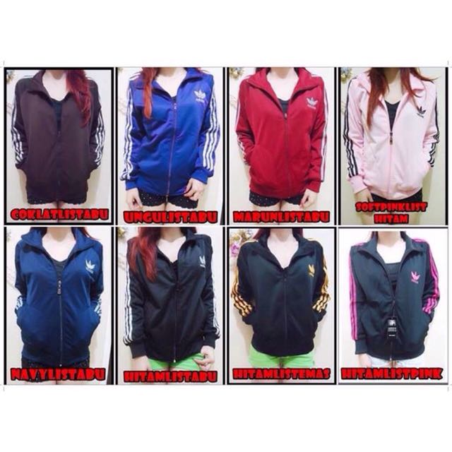 44 Koleksi Model Jaket Adidas Wanita HD