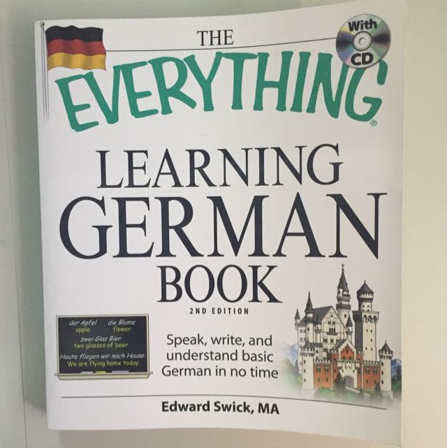 New The Everything Learning German Book Books Stationery