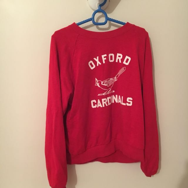 Assembly Label Red Oxford Cardinals Jumper Women S Fashion On