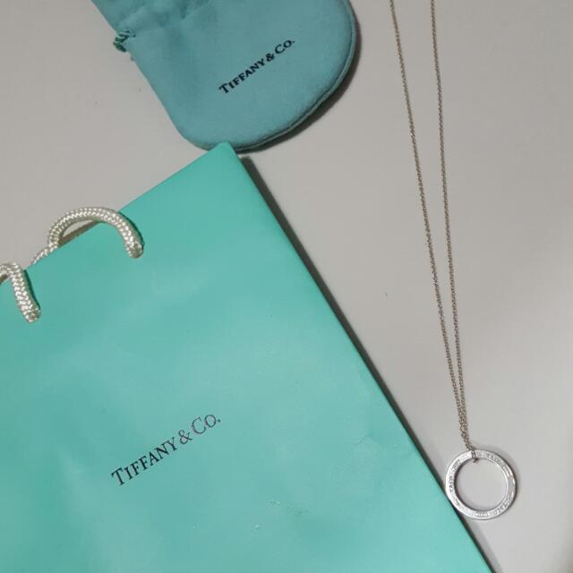 Tiffany 1837 discount circle pendant necklace