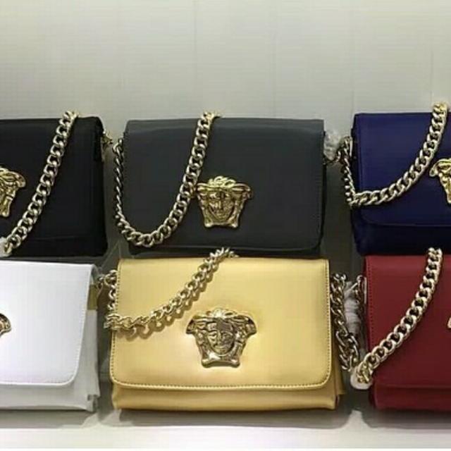 Versace sling top bag