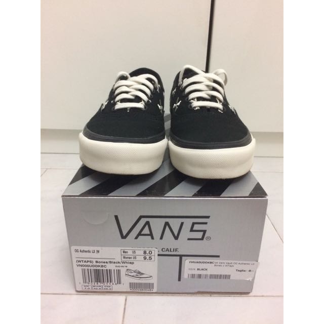 vans x wtaps bones authentic