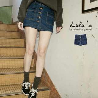 Lulus牛仔褲裙