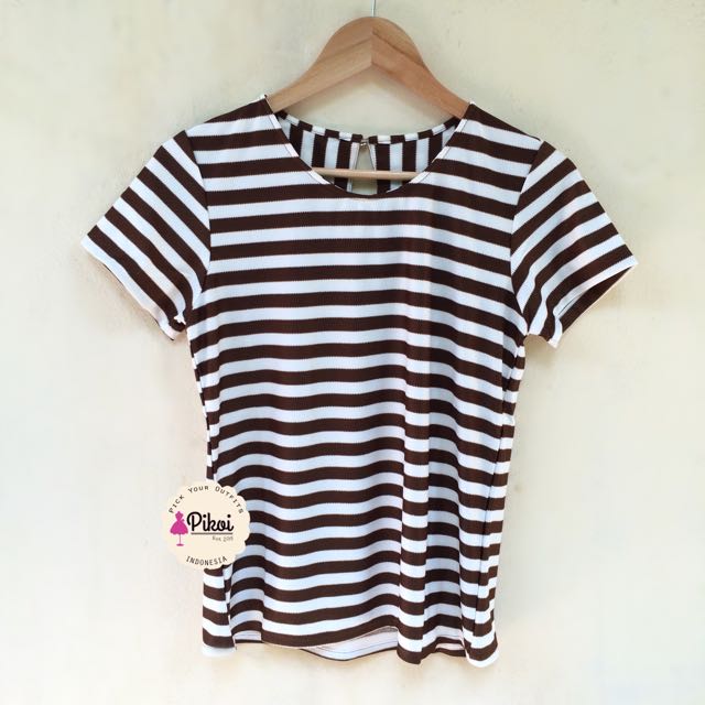 282 Blouse Salur Murah Baju Garis Garis Baju Garis Vertikal Olshop Fashion Olshop Wanita Di Carousell