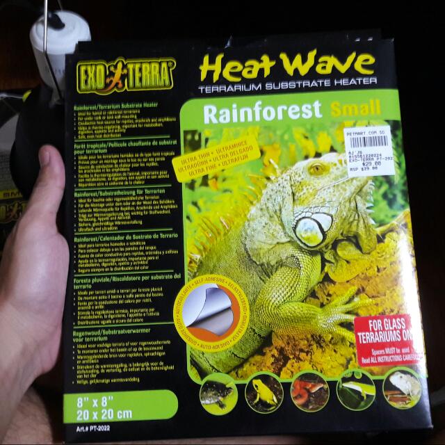 Exo terra under tank heater clearance