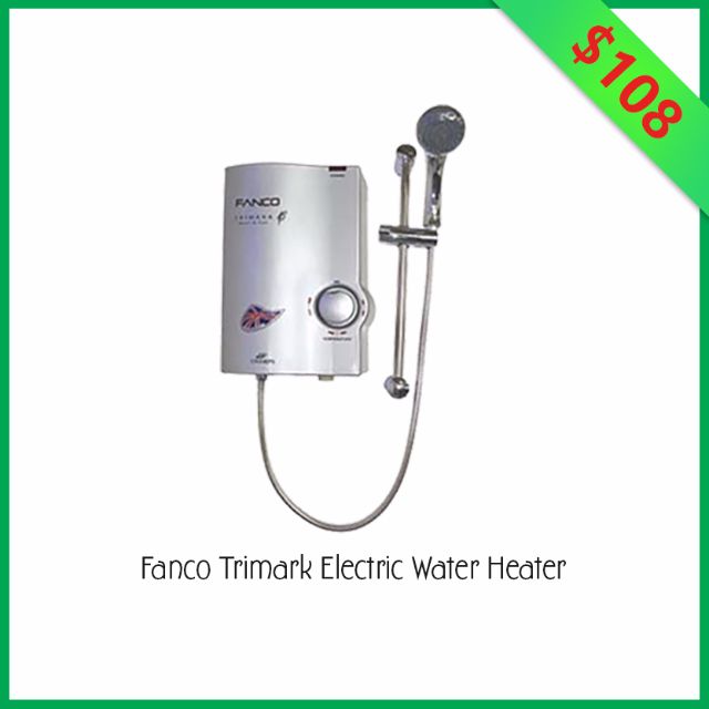 Fanco Trimark Electric Water Heater, Furniture & Home Living, Bathroom