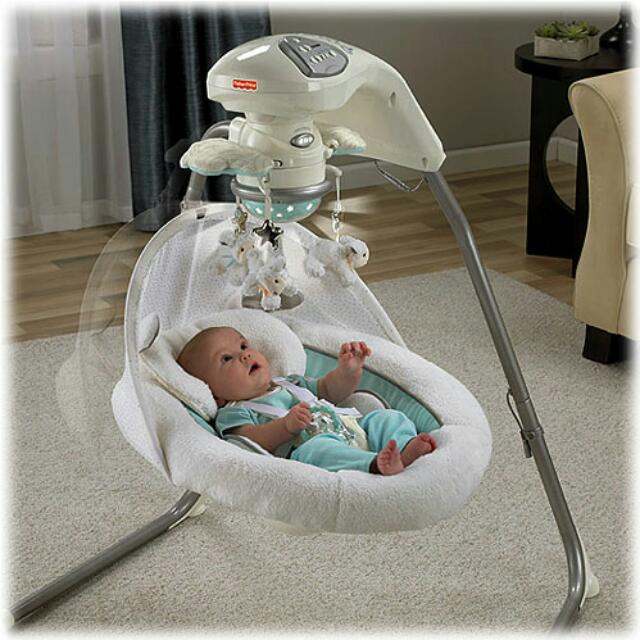 Fisher Price My Little Lamb Platinum Edition Cradle N Swing Baby Rocker