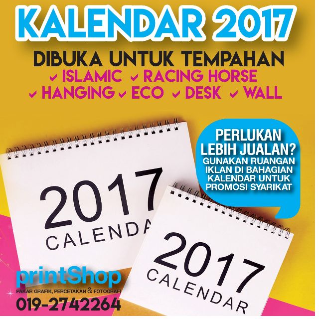 Kalendar 2017 Design Craft Others On Carousell