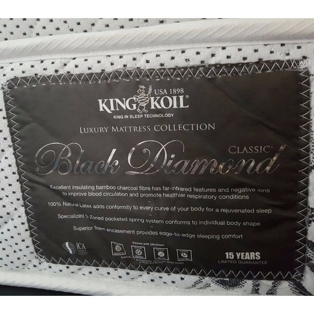 King Koil King Size Mattress Black Diamond Classic Furniture On