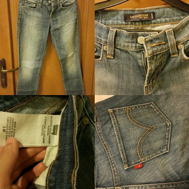 levi's superlow 524 jeans