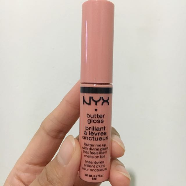 NYX Butter Gloss BLG05 Creme Brulee, Kesehatan & Kecantikan, Kulit