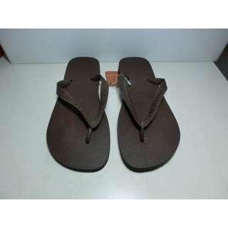 【林老闆】Havaianas哈瓦仕人字拖夾腳拖 TOP基本款 咖啡色
