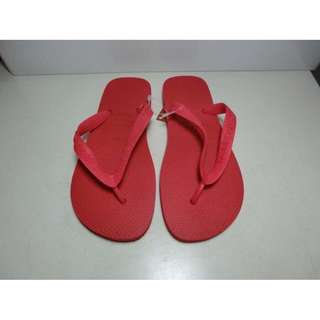 【林老闆】Havaianas哈瓦仕人字拖夾腳拖 TOP基本款 紅色