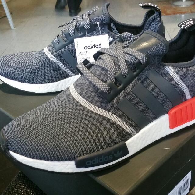 Adidas NMD Dark Gray Wool US10. 5 Men s Fashion Footwear Sneakers on Carousell