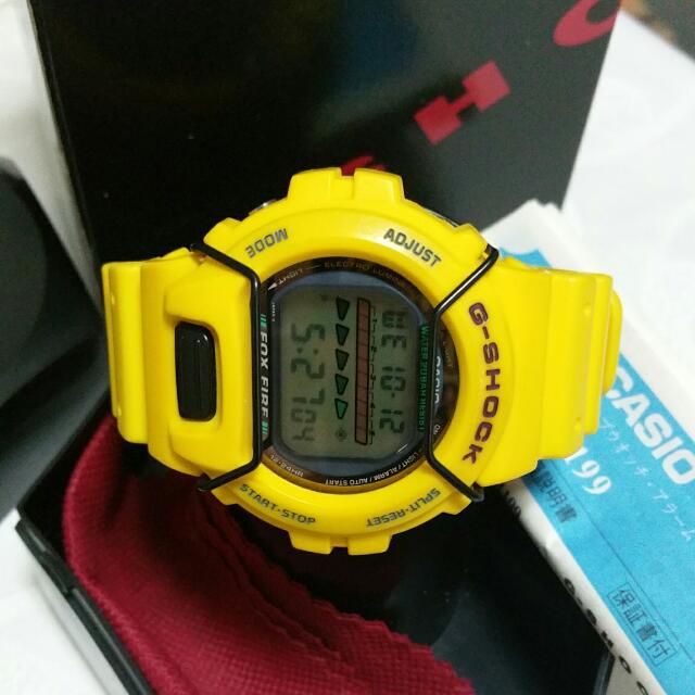CASIO G SHOCK DW 6630 YELLOW Mobile Phones Gadgets Wearables Smart Watches on Carousell