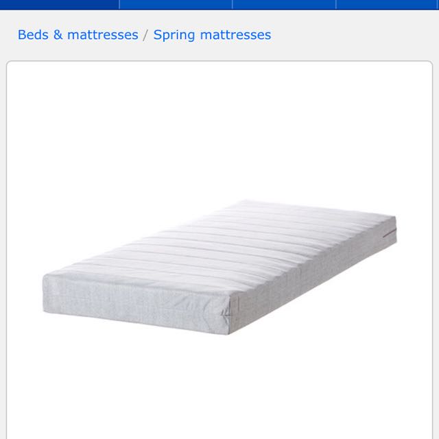 Jomna Sprung Mattress Furniture On Carousell