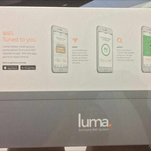 Luma Surround WIFI Mesh Router (3 Pack), Computers & Tech, Parts ...
