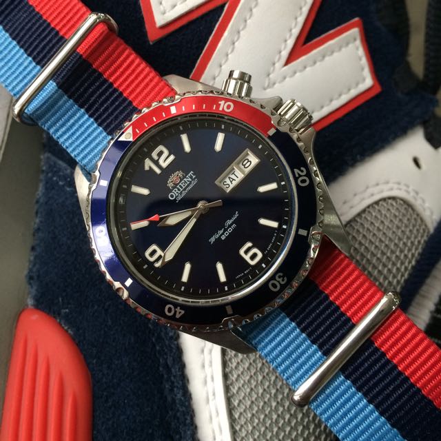 Orient mako pepsi bezel shop