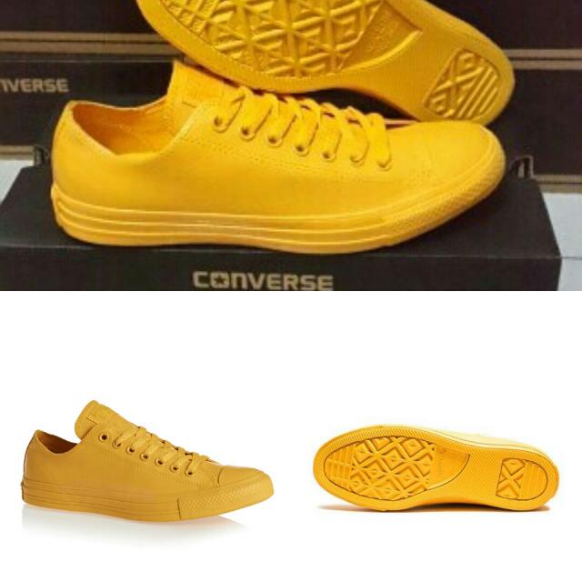 converse rubber yellow