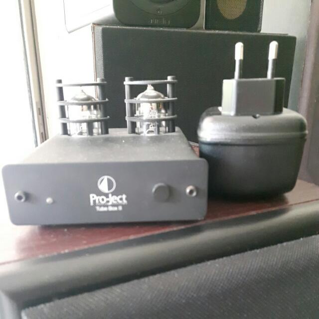 Project tube box II phono stage/phono preamp with instruction manual