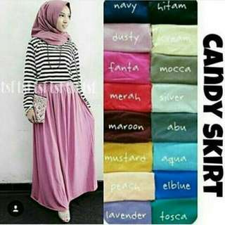 Rok candy spandex tebal