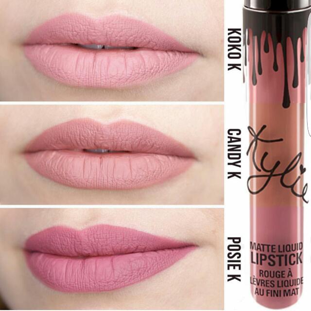 Bnib Kylie Cosmetics Single Matte Liquid Lipstick - Candy K, Beauty &  Personal Care, Face, Makeup On Carousell