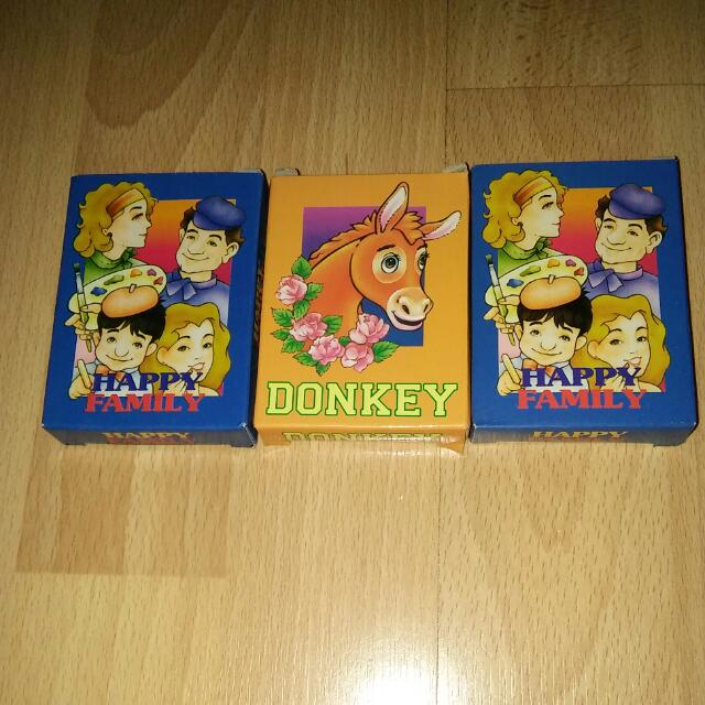 Last Call For Fast Deal Donkey And Happy Family Card Game Toys Games Board Games Cards On Carousell