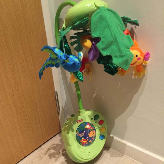 Fisher Price Rainforest Musical Mobile, Babies & Kids, Infant Playtime