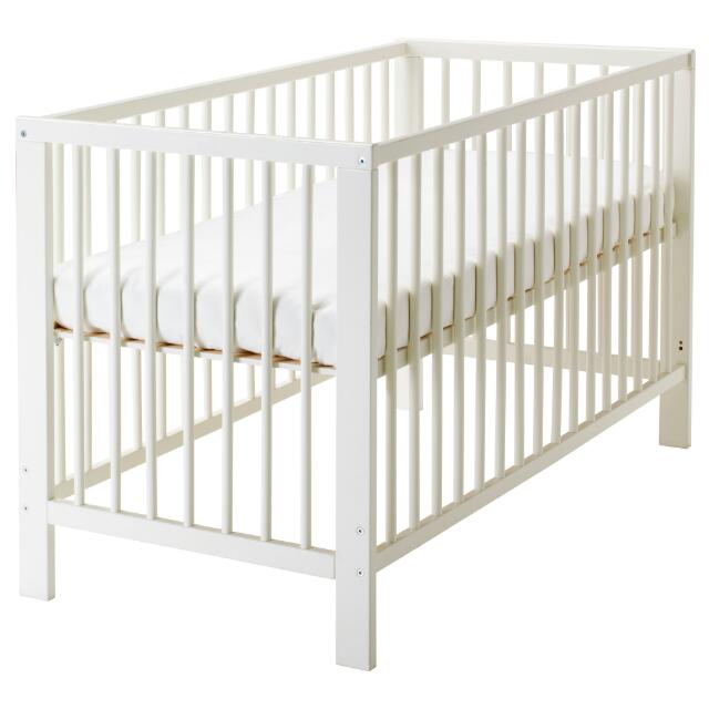 Ikea Sniglar Cot White Babies Kids On Carousell