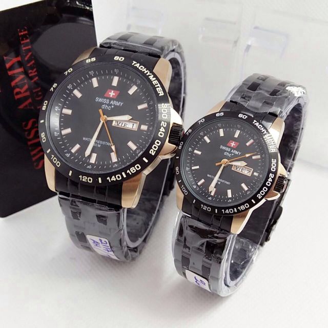 Jam Tangan Couple Swiss Army Original SA 2117