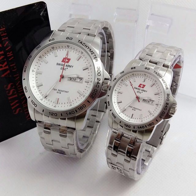 Jam Tangan Couple Swiss Army Original SA 2117 Olshop Fashion Olshop Pria di Carousell