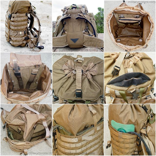 Kifaru Zulu G1 Coyote Brown 45L USMC Assault Backpack Military Cordura