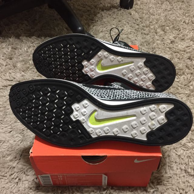 Nike Flyknit Racer Oreo V1 1.0 US10.5 Men s Fashion Footwear Sneakers on Carousell