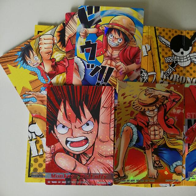 One Piece Monkey D. Luffy Cards, Hobbies & Toys, Toys & Games on Carousell