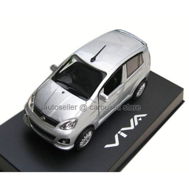 PERODUA VIVA 1 32 DIECAST MODEL CAR silver