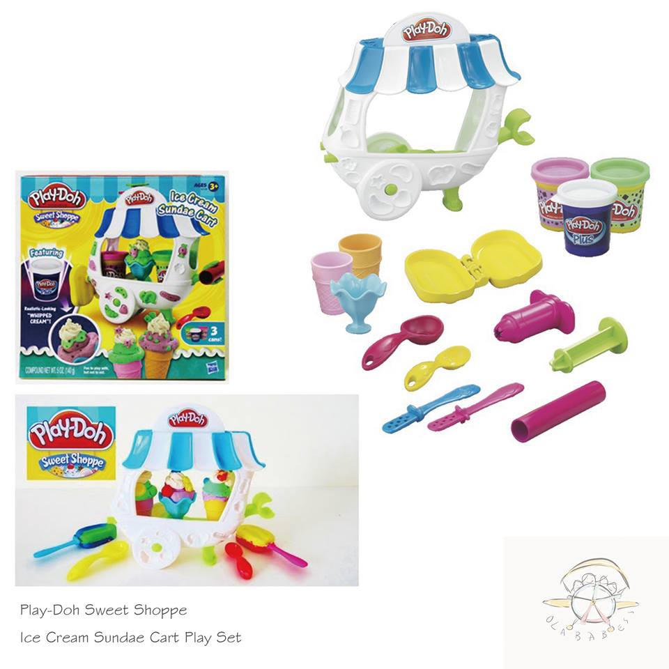 play doh sweet shoppe ice cream sundae cart