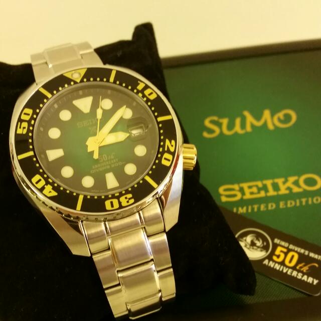 Seiko spb031 prospex green sumo 50th anniversary on sale