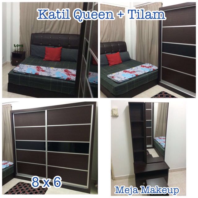 Set Katil Almari Meja Makan Home Furniture Others On Carou