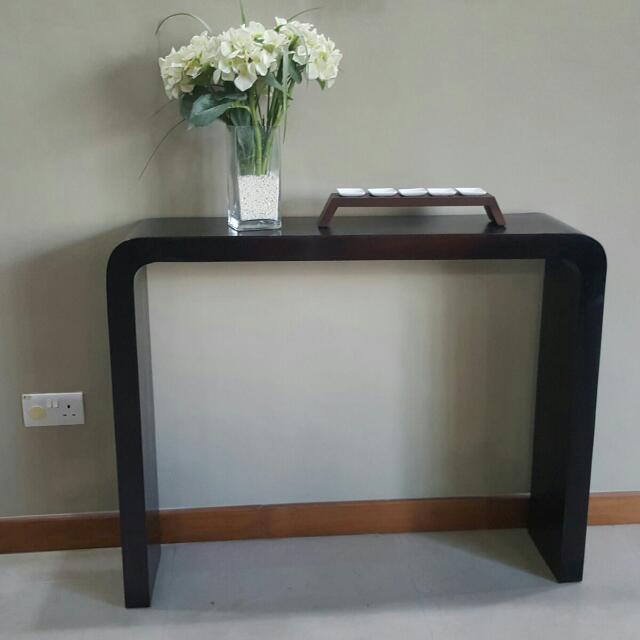 Teak Wood side/wall Table, Furniture & Home Living, Furniture, Tables