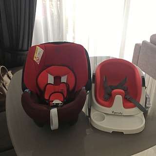 Car Seat And Booster Seat
