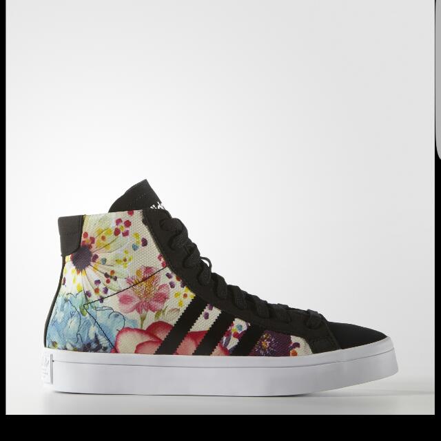 adidas court vantage mid white