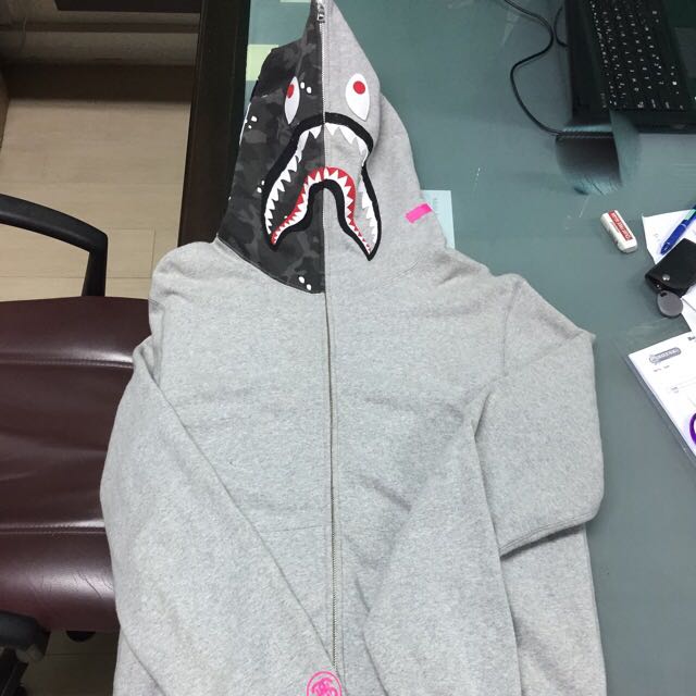 Bape shark hoodie, Men's Fashion, Tops & Sets, Hoodies on Carousell