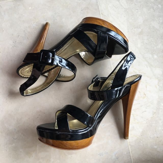 sexy wooden heels