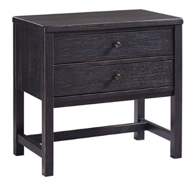 Brand New In Box Rustic Looking Extra Large Bedside Table Home