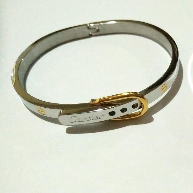 cartier love bracelet in belt shape